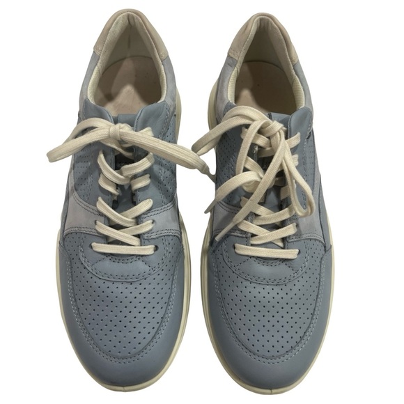 ECCO Women's Soft 7 Runner - Dusty Blue / Shadow White - Picture 4 of 7